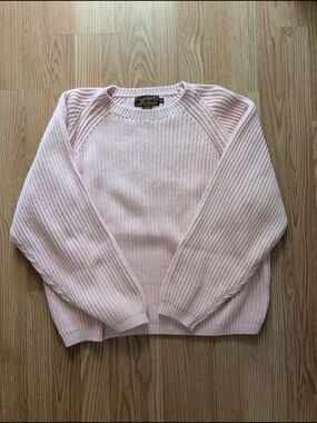 Eddie Bauer Pale Pink Crewneck Sweater